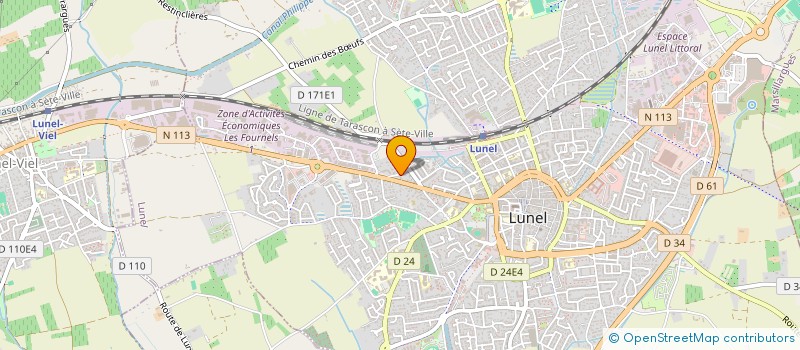 localisation de l'entreprise MONSIEUR JULIEN DA MOTA  LUNEL