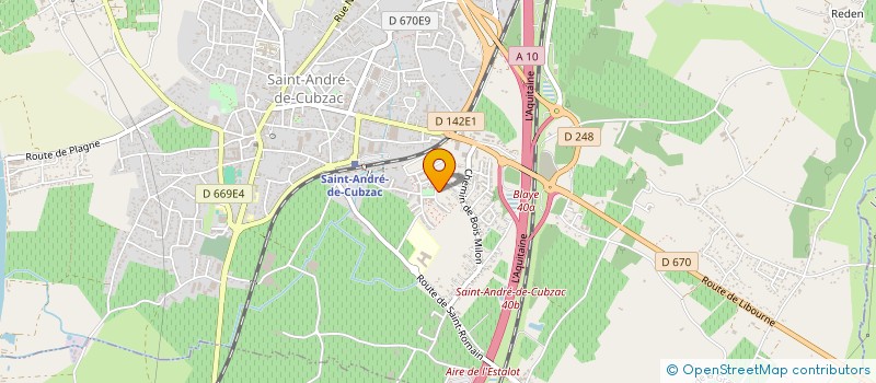 localisation de l'entreprise MONSIEUR JULIEN DA SILVA à SAINT-ANDRE-DE-CUBZAC