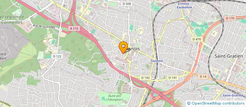 localisation de l'entreprise MONSIEUR JULIEN DA SILVA CAMPINHO  SANNOIS