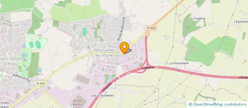 localisation de l'entreprise MONSIEUR JULIEN DABAT  RIVES-DU-LOIR-EN-ANJOU