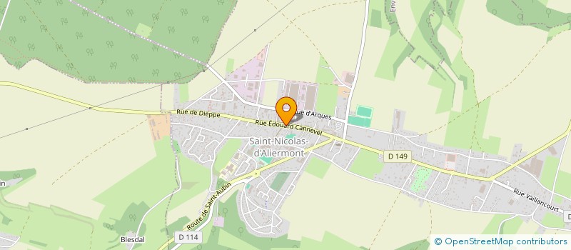 localisation de l'entreprise MONSIEUR JULIEN DAGICOUR  SAINT-NICOLAS-D'ALIERMONT