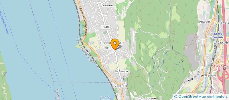 localisation de l'entreprise MONSIEUR JULIEN DAGUENET-NEZAN  BRISON-SAINT-INNOCENT