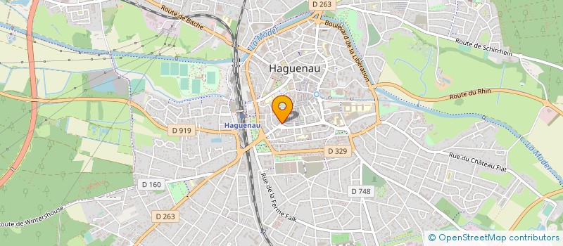 localisation de l'entreprise MONSIEUR JULIEN DALCANALE  HAGUENAU