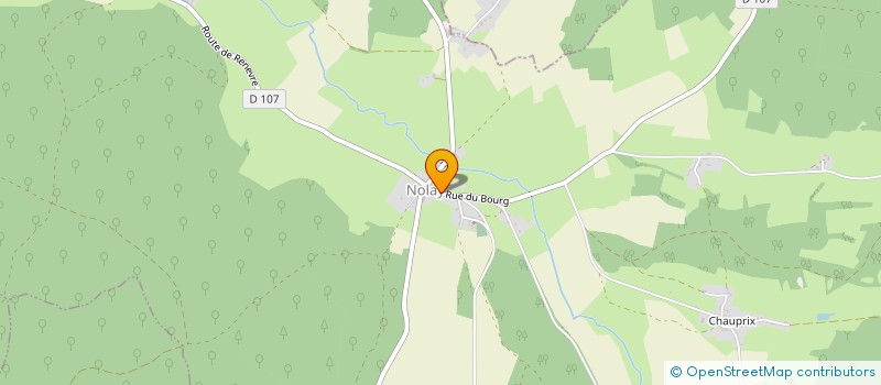 localisation de l'entreprise MONSIEUR JULIEN DAMERON  SAINT-BONNOT