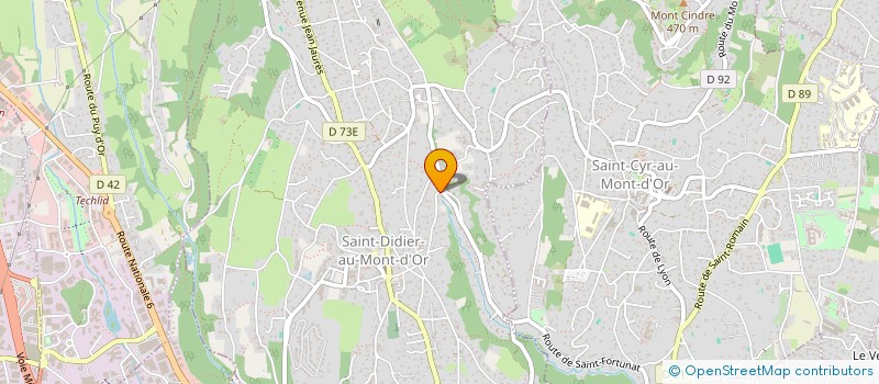localisation de l'entreprise MONSIEUR JULIEN DANIEL  SAINT-DIDIER-AU-MONT-D'OR