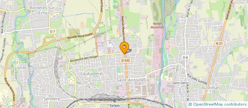localisation de l'entreprise MONSIEUR JULIEN DANOVARO  TARBES