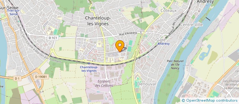 localisation de l'entreprise MONSIEUR JULIEN DANTIN  CHANTELOUP-LES-VIGNES