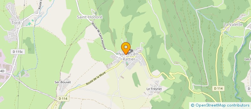 localisation de l'entreprise MONSIEUR JULIEN DARIER  NANTES-EN-RATIER