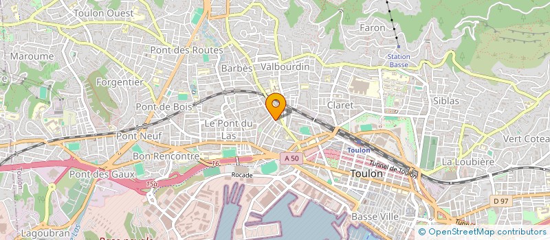 localisation de l'entreprise MONSIEUR JULIEN DARIO  TOULON
