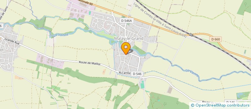 localisation de l'entreprise MONSIEUR JULIEN DARLOT  MAILLOT