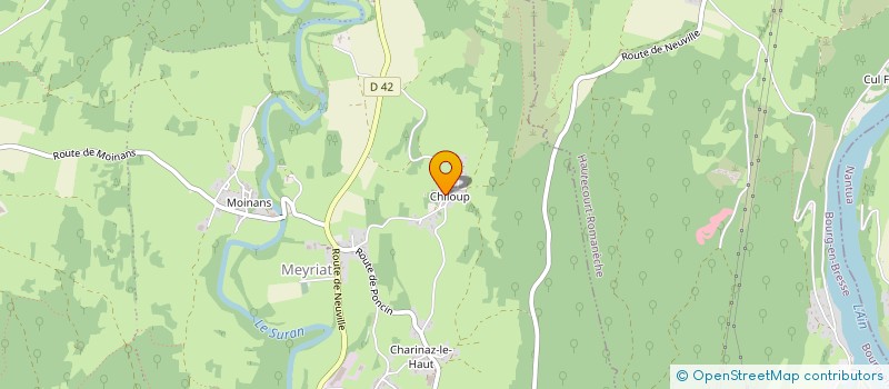 localisation de l'entreprise MONSIEUR JULIEN DARMEDRU  BOHAS-MEYRIAT-RIGNAT