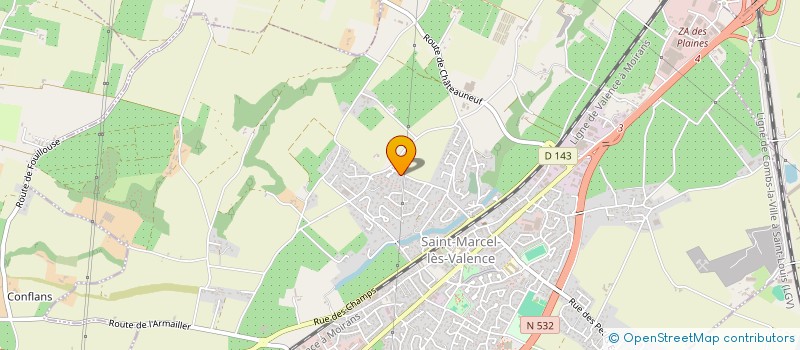 localisation de l'entreprise MONSIEUR JULIEN DARNAUD  SAINT-MARCEL-LES-VALENCE