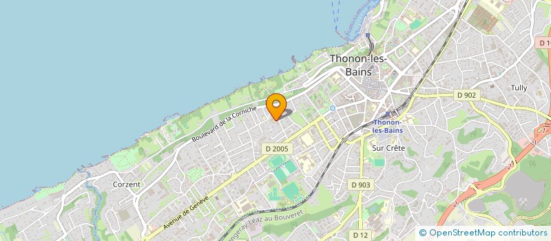 localisation de l'entreprise MONSIEUR JULIEN DAS NEVES à THONON-LES-BAINS