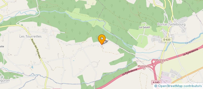 localisation de l'entreprise MONSIEUR JULIEN DASSIEU  LES TOURREILLES