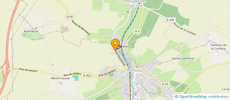 localisation de l'entreprise MONSIEUR JULIEN DAUBEUF  VAL-DE-SCIE