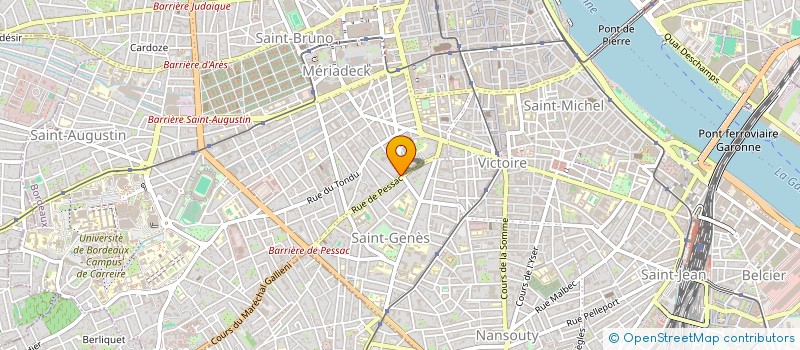 localisation de l'entreprise MONSIEUR JULIEN DAUGARON  BORDEAUX