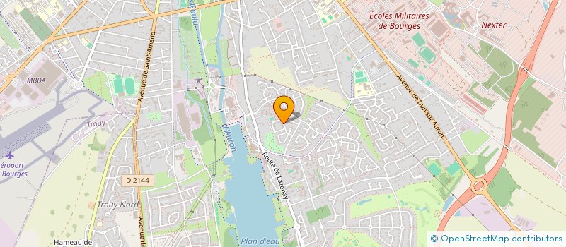 localisation de l'entreprise MONSIEUR JULIEN DAUXER  BOURGES