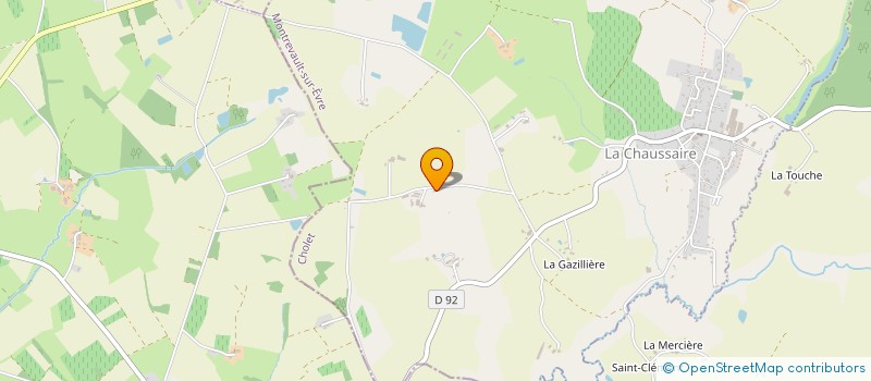 localisation de l'entreprise MONSIEUR JULIEN DAVID à BEAUPREAU-EN-MAUGES