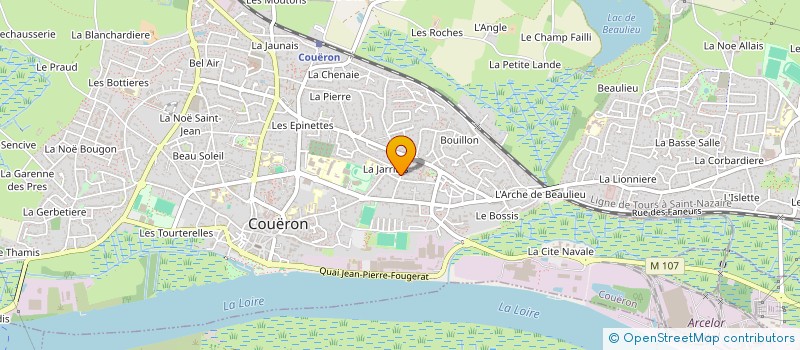 localisation de l'entreprise MONSIEUR JULIEN DAVID à COUERON