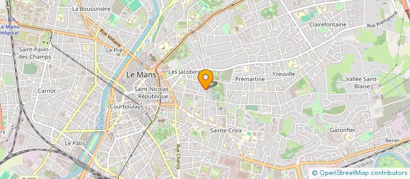 localisation de l'entreprise MONSIEUR JULIEN DAVOUST à LE MANS