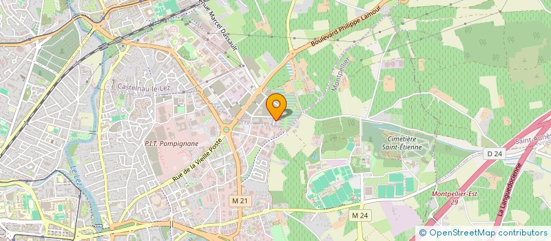 localisation de l'entreprise MONSIEUR JULIEN DAVY  CASTELNAU-LE-LEZ