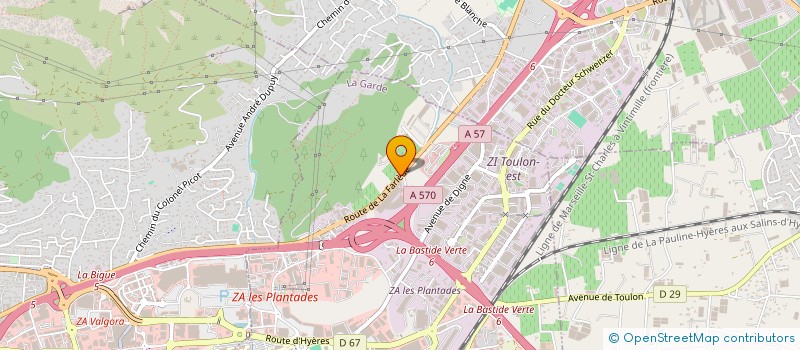 localisation de l'entreprise MONSIEUR JULIEN DE BOUARD DE LAFOREST  LA GARDE