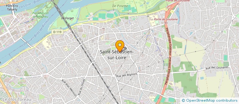 localisation de l'entreprise MONSIEUR JULIEN DE BRUYNE  SAINT-SEBASTIEN-SUR-LOIRE