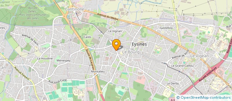 localisation de l'entreprise MONSIEUR JULIEN DE FREITAS  EYSINES