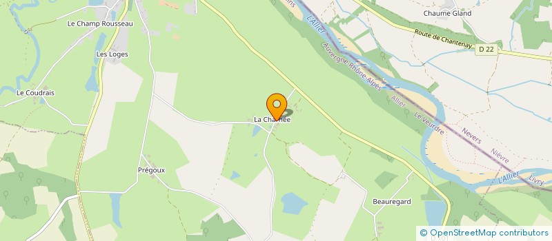 localisation de l'entreprise MONSIEUR JULIEN DE HEMPTINNE  LE VEURDRE