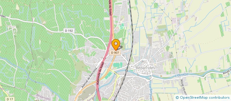 localisation de l'entreprise MONSIEUR JULIEN DE JESUS  BEDARRIDES