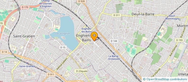 localisation de l'entreprise MONSIEUR JULIEN DE JESUS  ENGHIEN-LES-BAINS