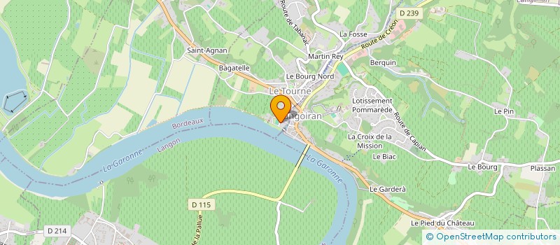 localisation de l'entreprise MONSIEUR JULIEN DE LUCA  LE TOURNE