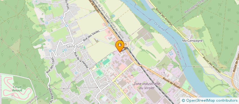 localisation de l'entreprise MONSIEUR JULIEN DE ORIVE  SAINT-MARCEL