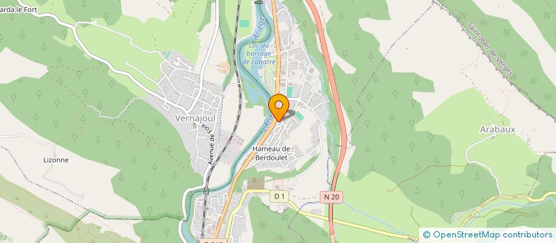 localisation de l'entreprise MONSIEUR JULIEN DE SOUZA à FOIX