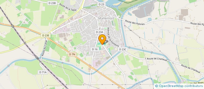 localisation de l'entreprise MONSIEUR JULIEN DE VECCHI  MALLEMORT