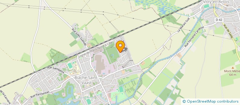 localisation de l'entreprise MONSIEUR JULIEN DEBAILLEUL  BIACHE-SAINT-VAAST