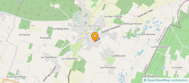 localisation de l'entreprise MONSIEUR JULIEN DEBARRE  BRAIN-SUR-ALLONNES