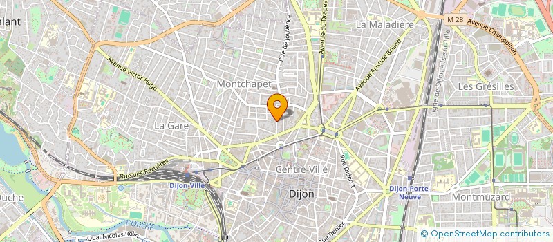 localisation de l'entreprise MONSIEUR JULIEN DEBEAUMARCHE à DIJON