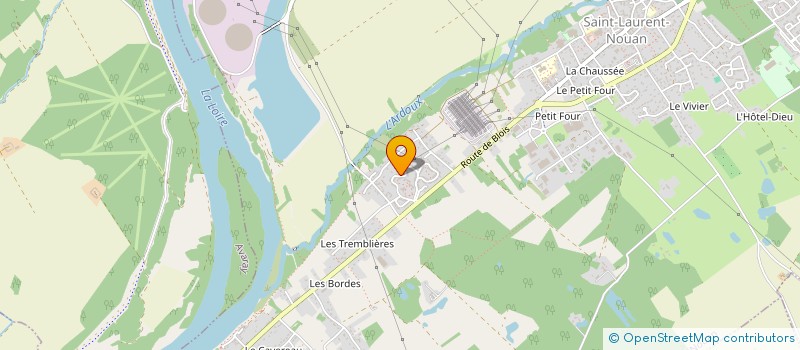 localisation de l'entreprise MONSIEUR JULIEN DEBORD  SAINT-LAURENT-NOUAN