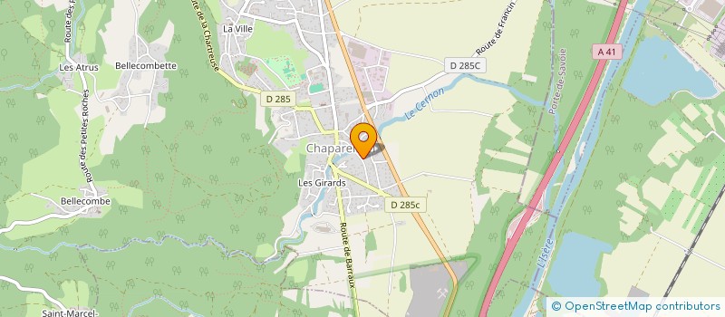 localisation de l'entreprise MONSIEUR JULIEN DEBORTOLI  CHAPAREILLAN