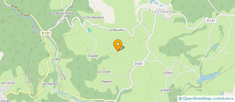 localisation de l'entreprise MONSIEUR JULIEN DEBOUT  LA CHAPELLE