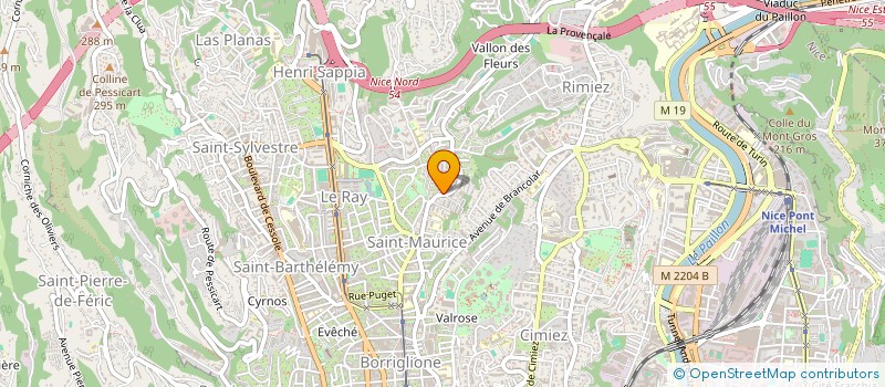 localisation de l'entreprise MONSIEUR JULIEN DEBRAY  NICE