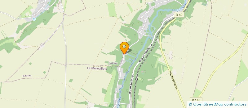 localisation de l'entreprise MONSIEUR JULIEN DEBRIL  LE MEREVILLOIS