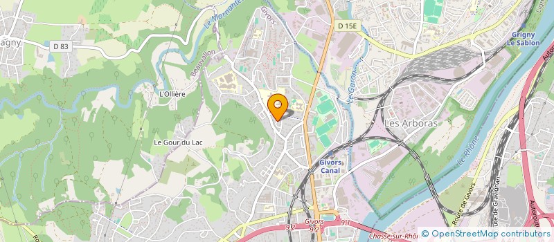 localisation de l'entreprise MONSIEUR JULIEN DECORME  GIVORS