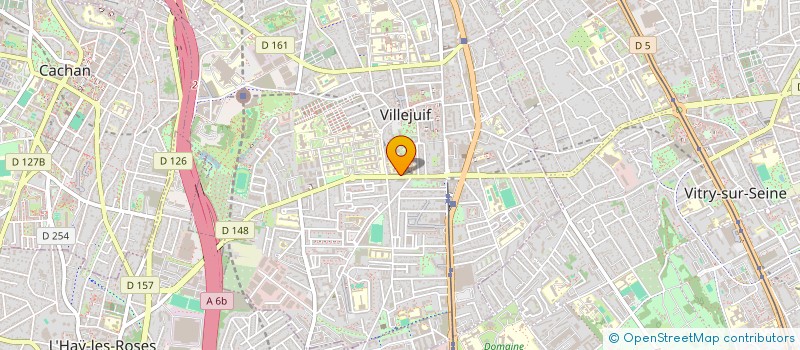 localisation de l'entreprise MONSIEUR JULIEN DECORMON  VILLEJUIF