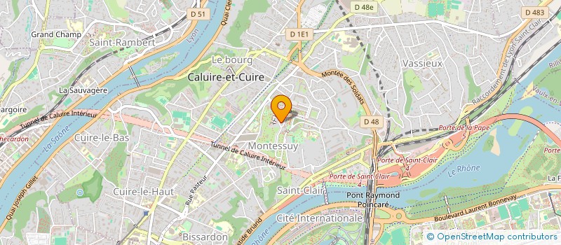 localisation de l'entreprise MONSIEUR JULIEN DECOUTEIX  CALUIRE-ET-CUIRE