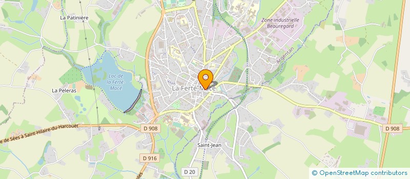 localisation de l'entreprise MONSIEUR JULIEN DECTOT à LA FERTE MACE