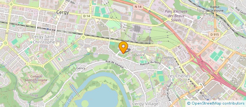 localisation de l'entreprise MONSIEUR JULIEN DEDLED  CERGY