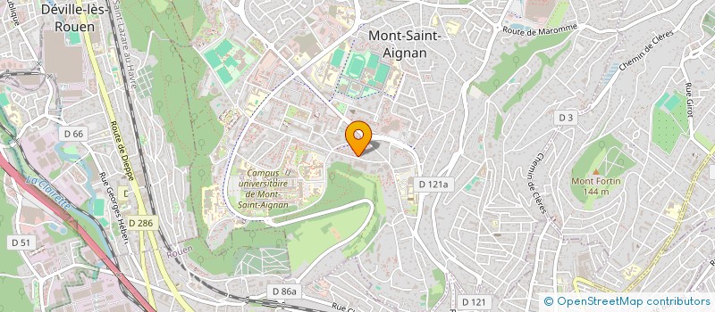 localisation de l'entreprise MONSIEUR JULIEN DEFO  MONT-SAINT-AIGNAN