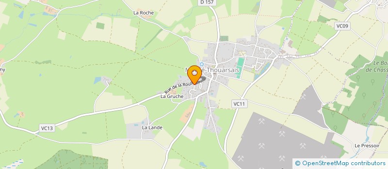 localisation de l'entreprise MONSIEUR JULIEN DEGOI  THOUARS